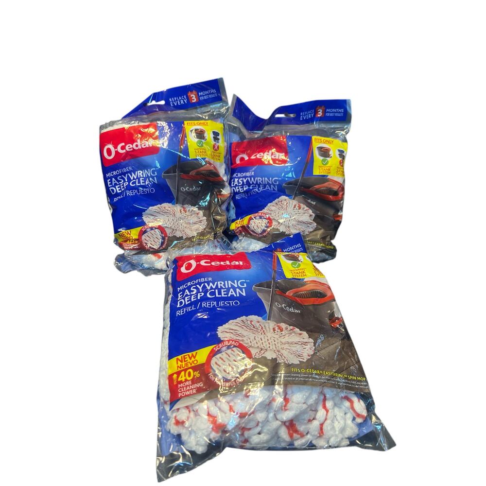 O Cedar Microfiber Easy Wring Deep Clean Mop Head Refill (3)